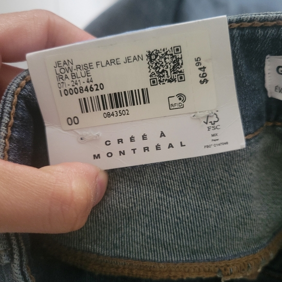 Garage low-rise flare jeans - Picture 3 of 4